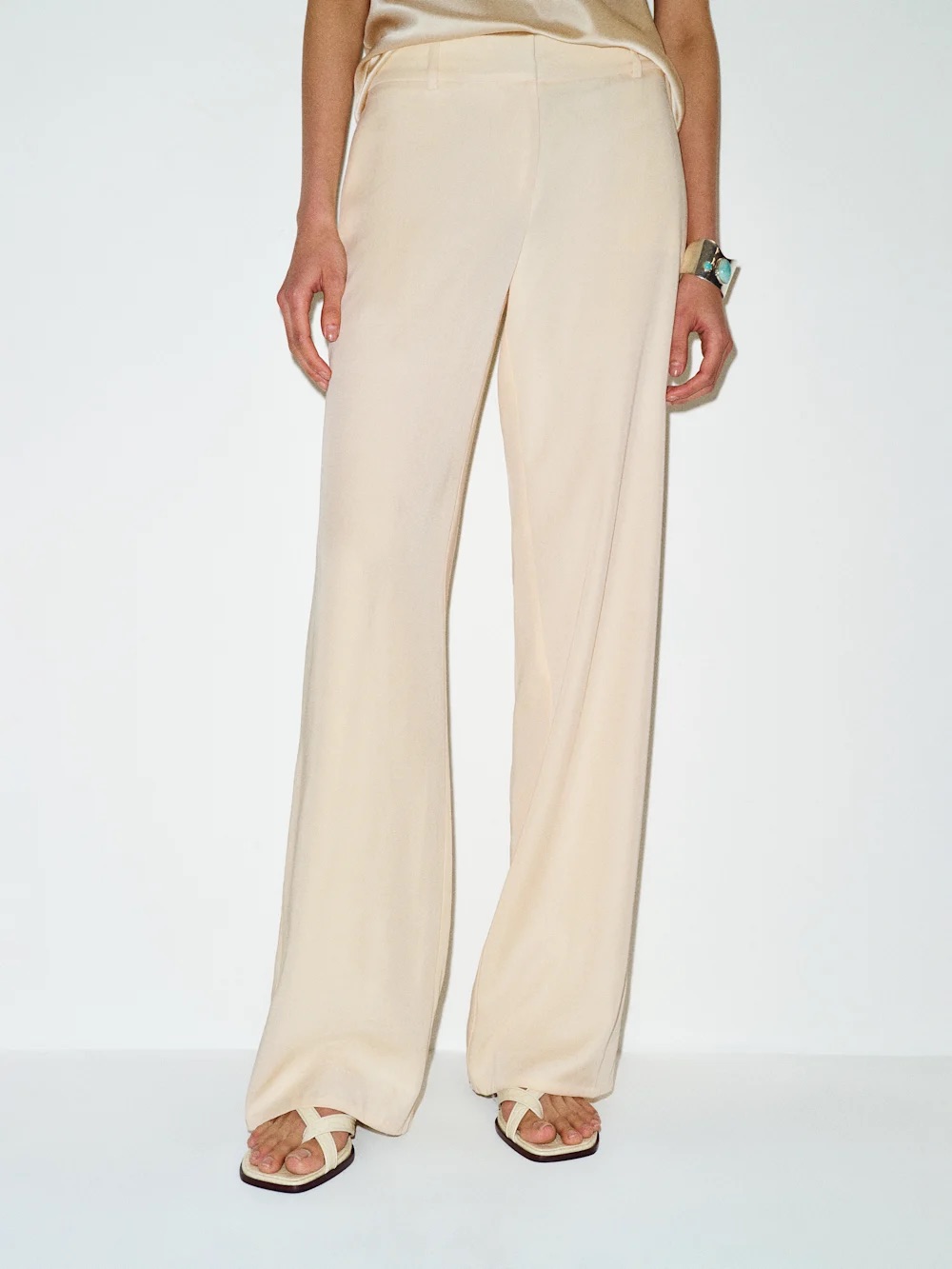 Reformation Gisele Low Rise Pant Sugar 10